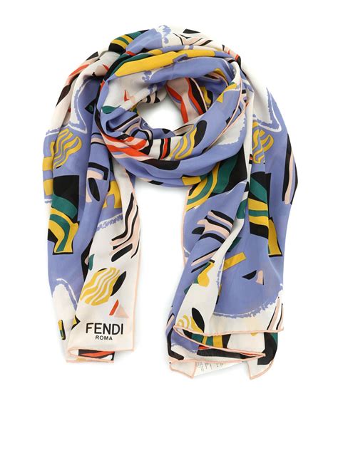 fendi silk scarf ebay|fendi authentication scarves.